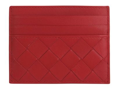 Bottega Veneta Intrecciato Card Holder, front view